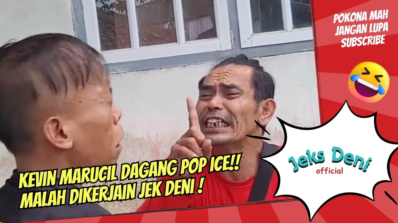 si kevin marucil jualan pop ice ‼️malah dikerjain Jek Deni ❗😄