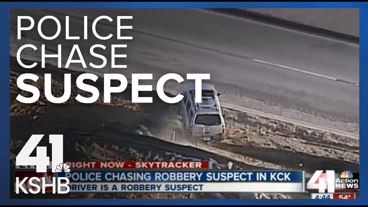 Police chase robbery suspects on busy Kansas City, Kansas streets