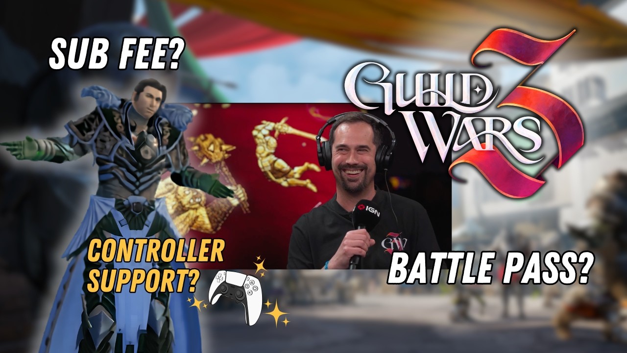 More Guild Wars 3 Questions Answered! Monetisation, Controller Support and More