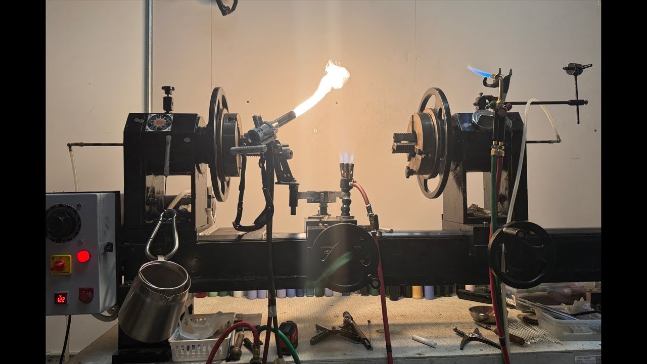 Live Glassblowing Tutorial  - Handmade American Glass/Colors  ( From Shot Glases to Puffco Toppers)