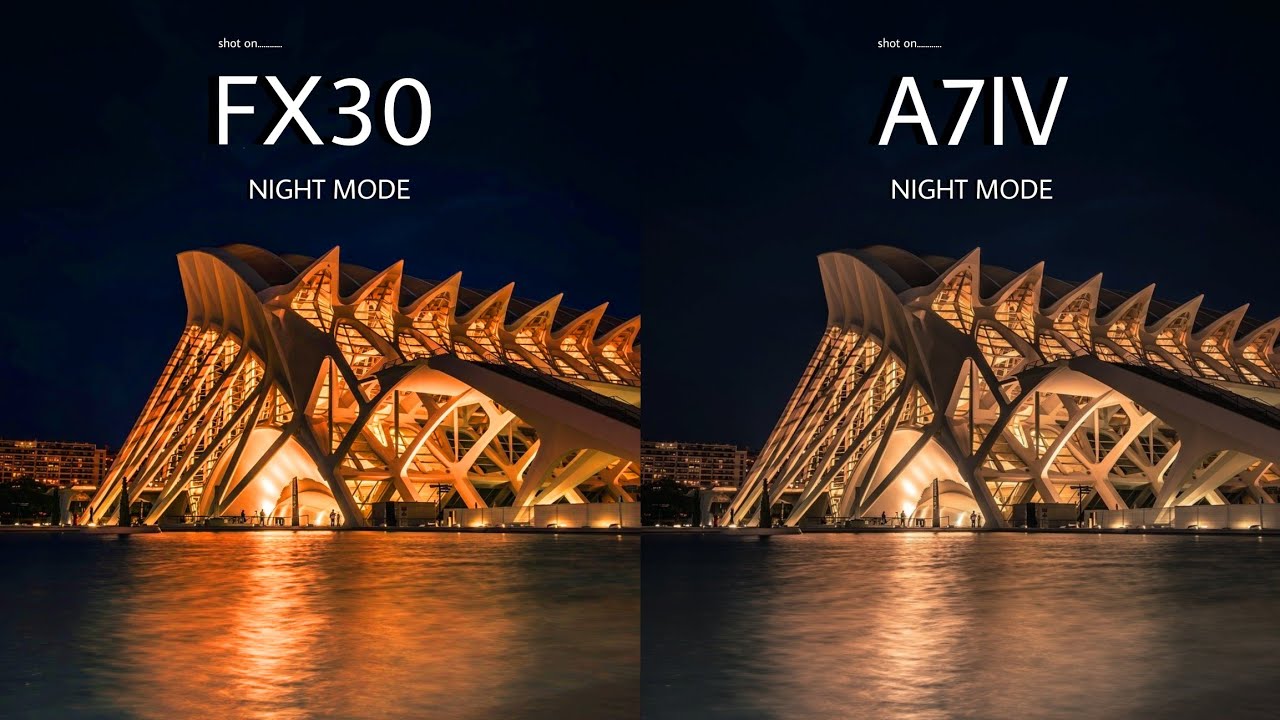Sony FX30 против Sony A7IV | НОЧНОЙ РЕЖИМ | Тест камеры