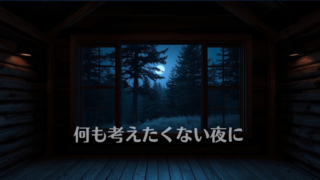 【何も考えたくない夜に】夜風の環境音 3時間