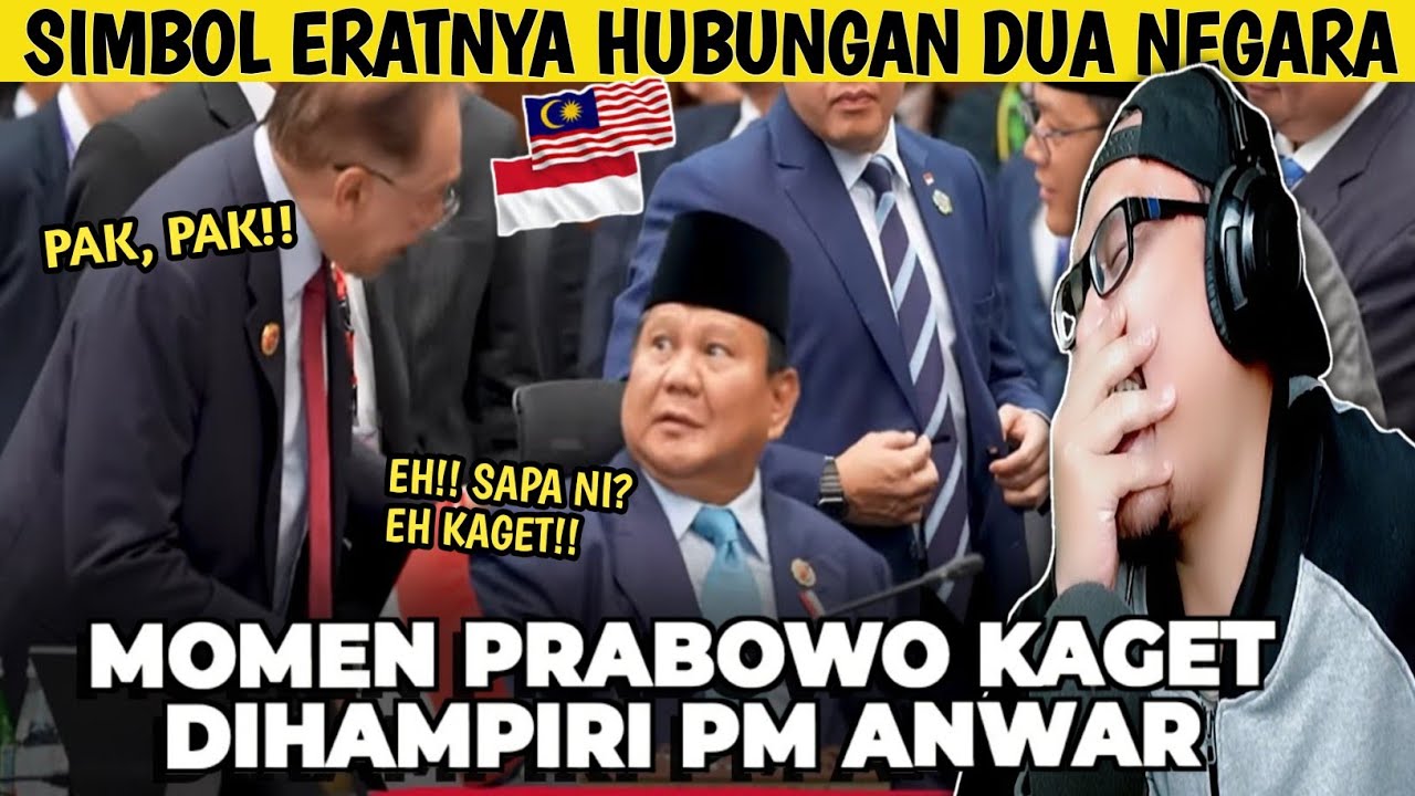 MOMEN LAWAK TAPI MESRA‼️ REAKSI PRESIDEN PRABOWO SAAT PMX DATANG😂 🇮🇩🤝🇲🇾 | Wak Lonjong