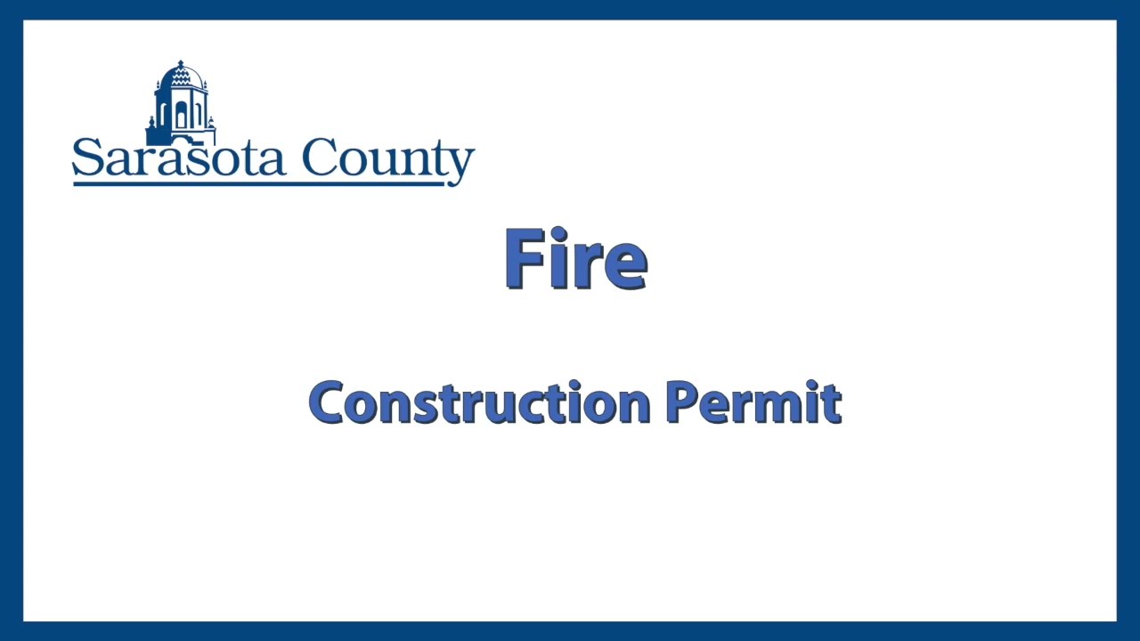 Online Fire Construction Permit Application