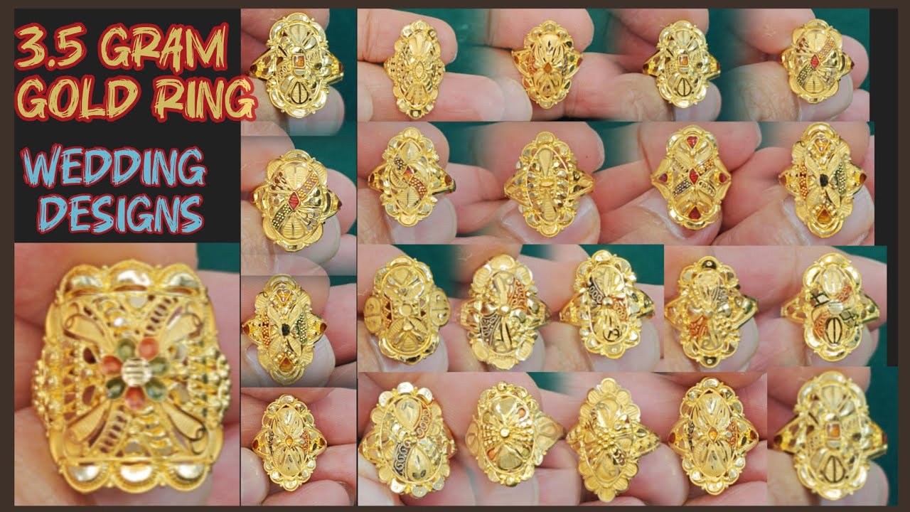 Ladies Engagement Rings / Latest Gold Ring Designs / 3.5 Gram Goldring Price / Womens Rings Designs