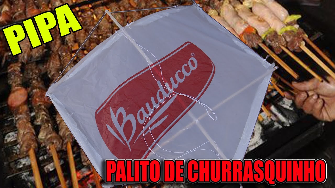 PIPA COM PALITO DE CHURRASCO