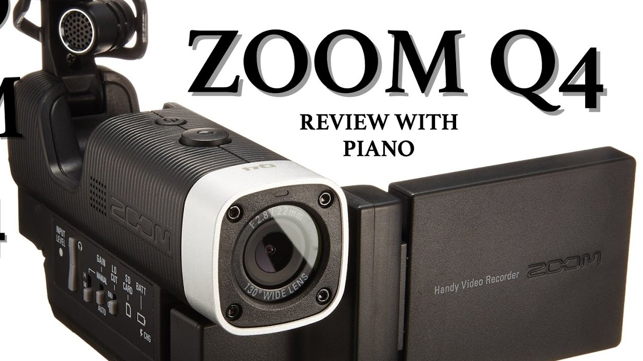 Zoom Q4 Review Piano Test