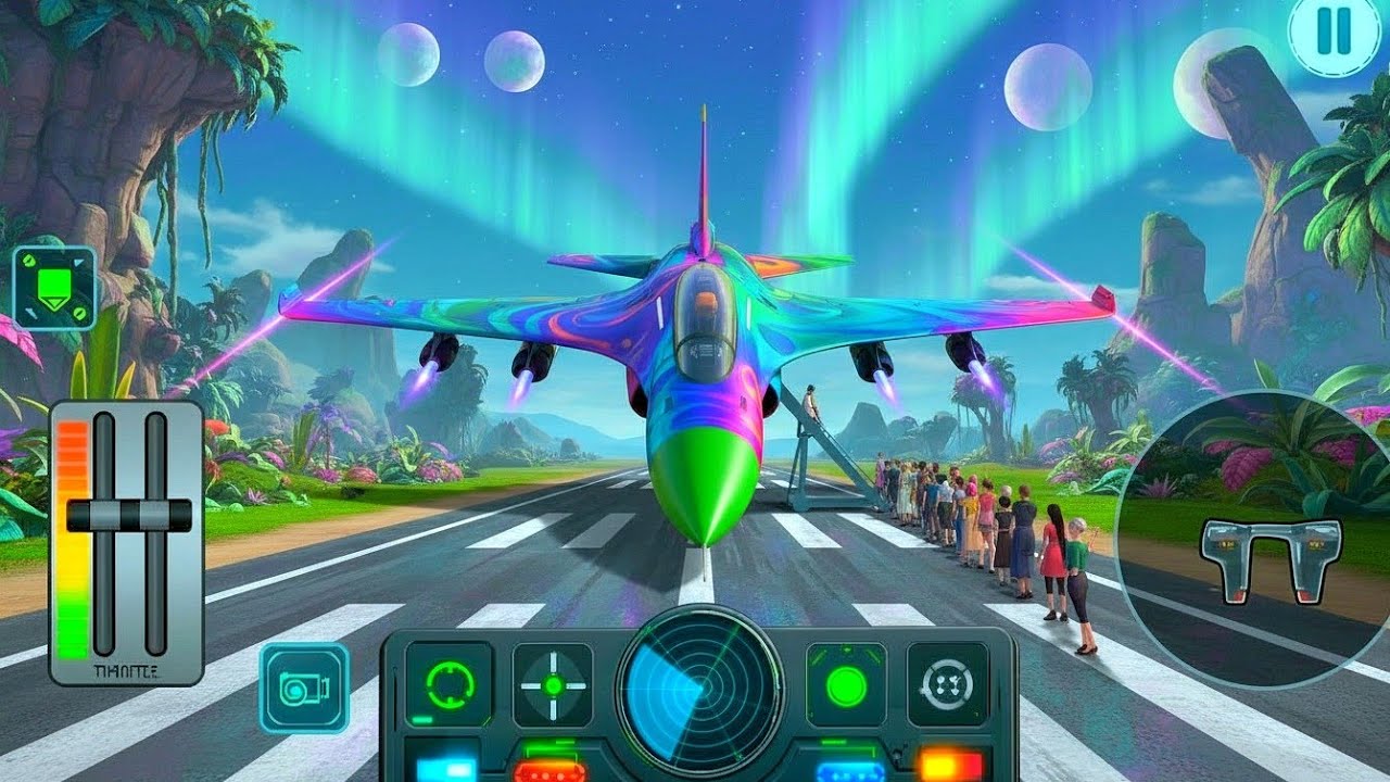 Flight Airplane City Pilot Simulator- Delivered  Passengers to their Destination - Android Gameplay