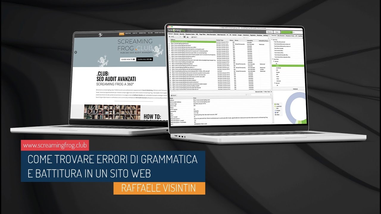 Screaming Frog: come scoprire Errori Grammaticali e di Battitura [Tutorial Screaming Frog Italiano]