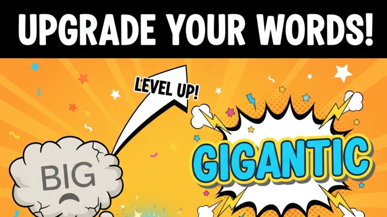 Stop Using the Same Words! 🛑 Synonyms for Kids | Vocabulary Game