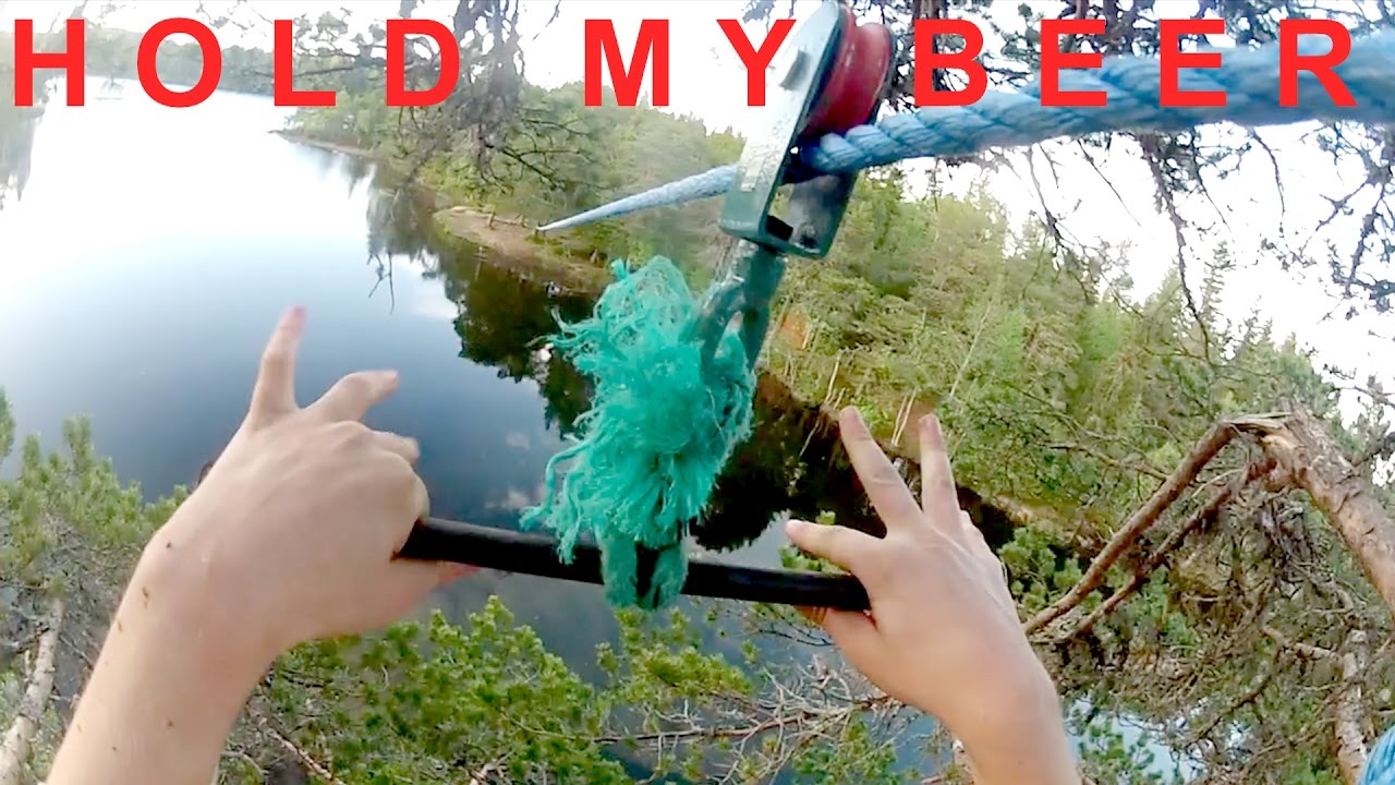 NOT SKETCHY AT ALL: DIY Zip-Line