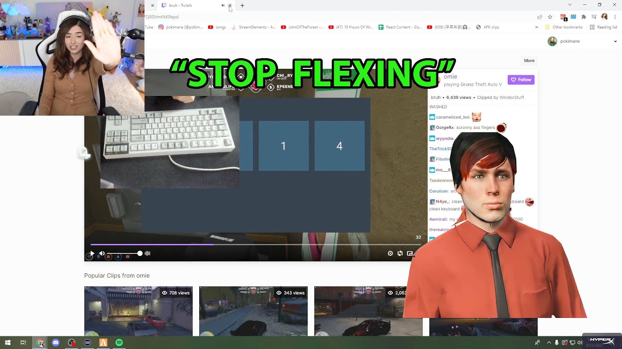 Jublie Paul (Poki) Reacts To Marty Hacking With ONE Hand | NoPixel 3.5