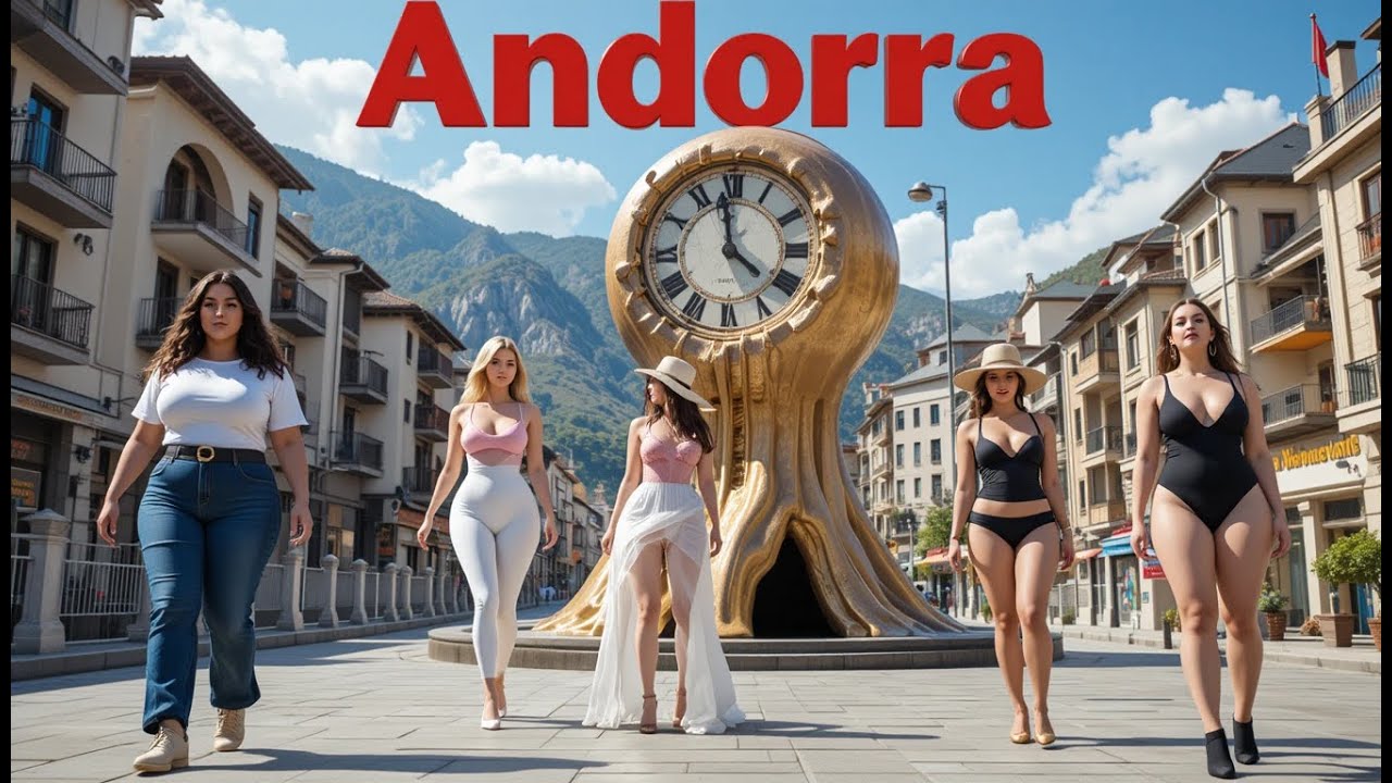 Walking Tour of Andorra 🇦🇩 | Explore the Beautiful Streets & Scenic Views in 4K