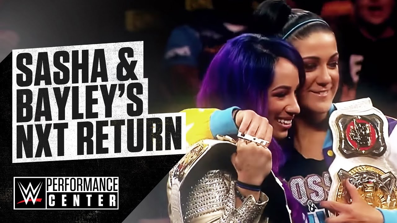 WWE Superstars SASHA BANKS and BAYLEY Return to NXT