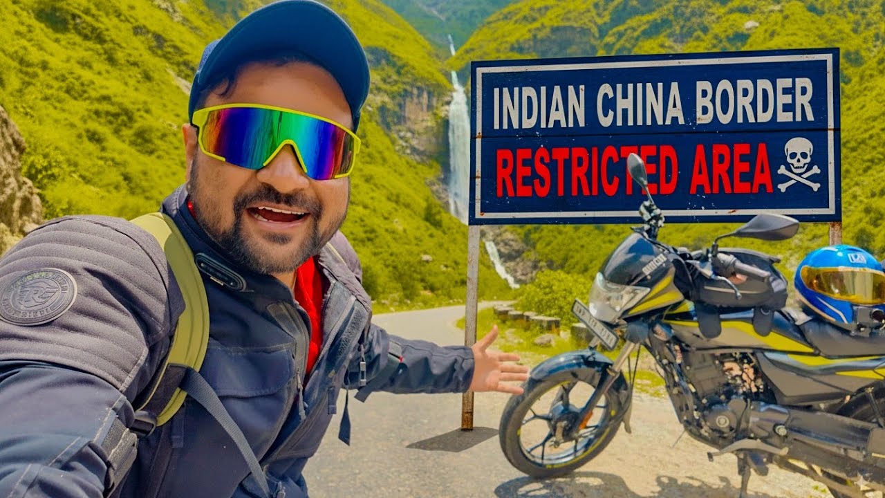 LAST VILLAGE OF INDIA Near INDIA CHINA BORDER | KEDARNATH RIDE ON 100cc PLATINA