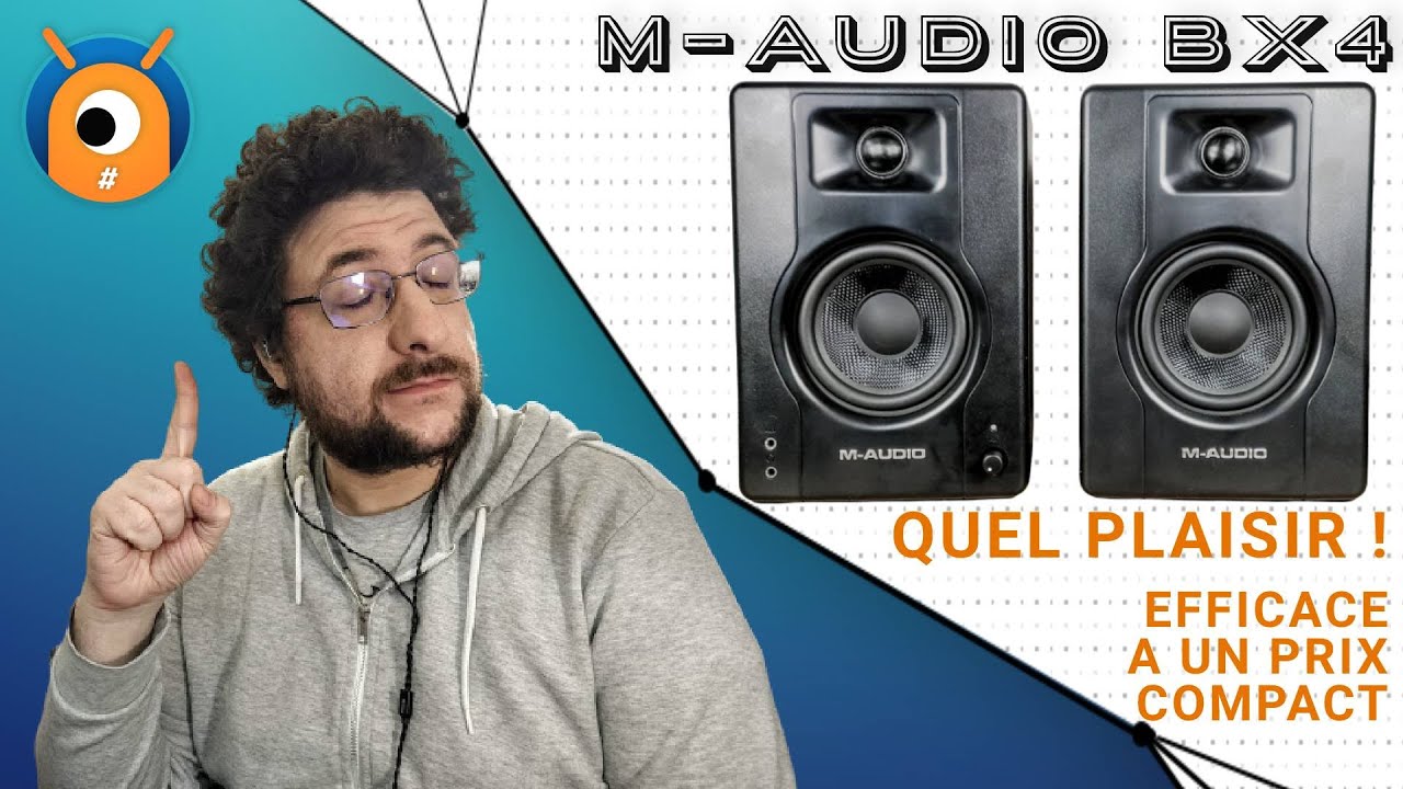 M-AUDIO BX4 : des ENCEINTES ACTIVES qui REMPLACENT MES PRESONUS ERIS E3.5 !!!