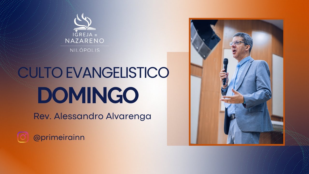 CULTO EVANGELISTICO | 04/01/2026 | Rev. Alessandro Alvarenga