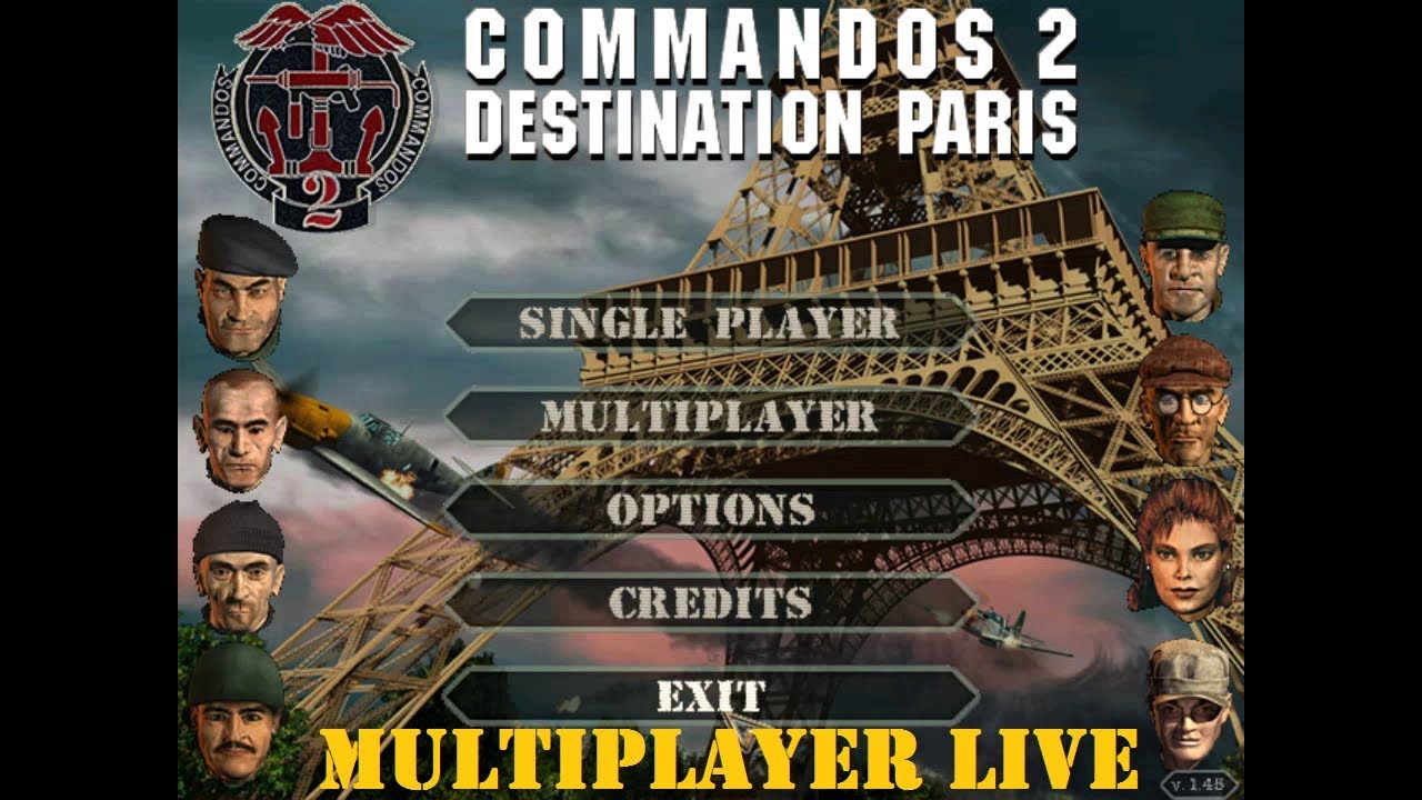 MULTIPLAYER LIVE (DANI, EXTRANO & GAMER RADEK) - Commandos 2 Destination Paris