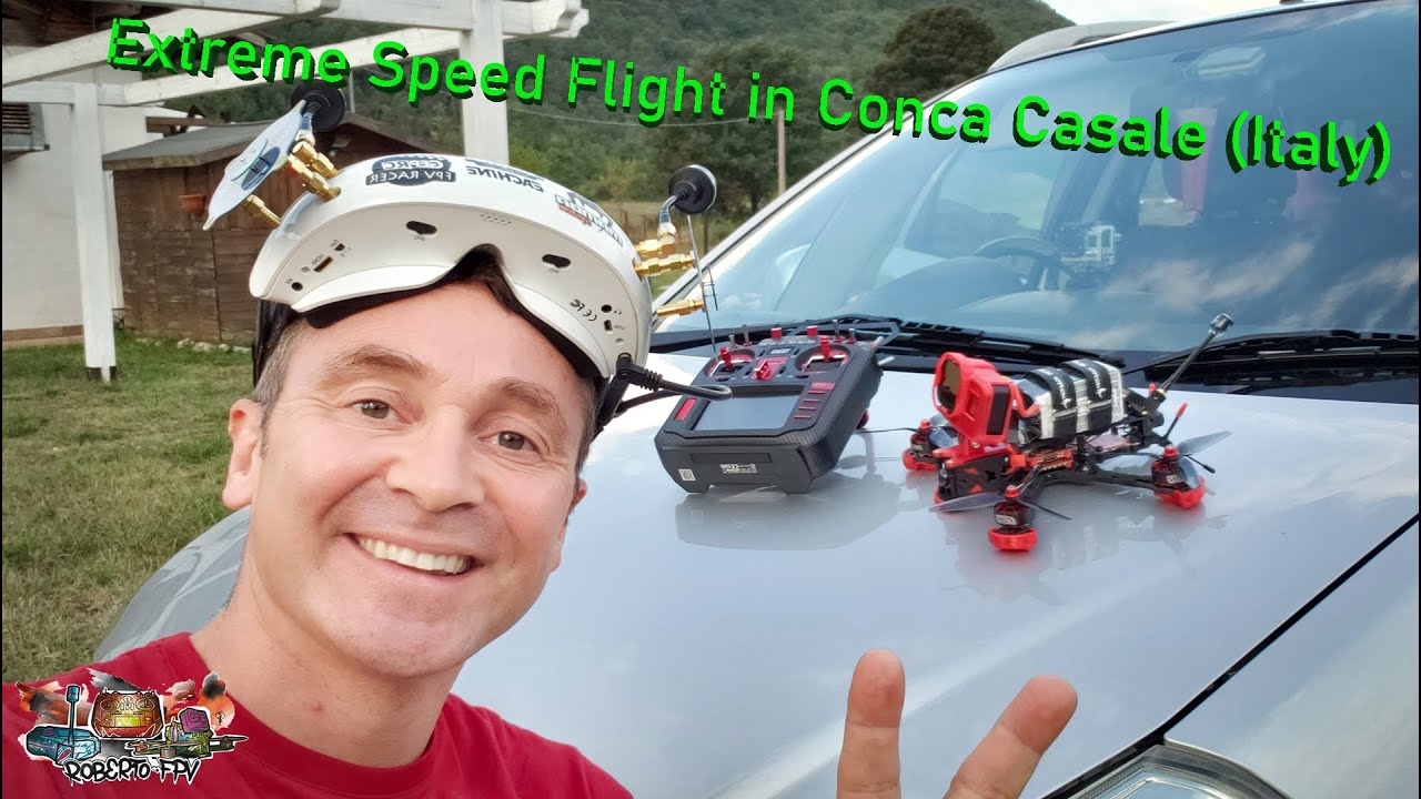 Extreme Speed Flight in Conca Casale (Italy)