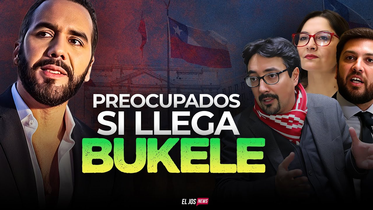 BUKELE pone a TEMBLAR a POLITICOS CHILENOS por su LLEGADA