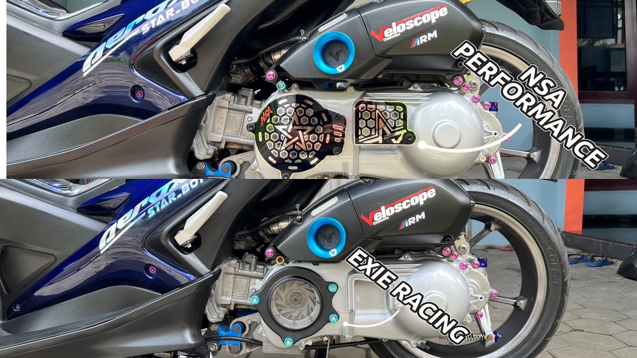 Ganti Cover CVT AEROX old - Pilih Fungsi / Gengsi ⁉️