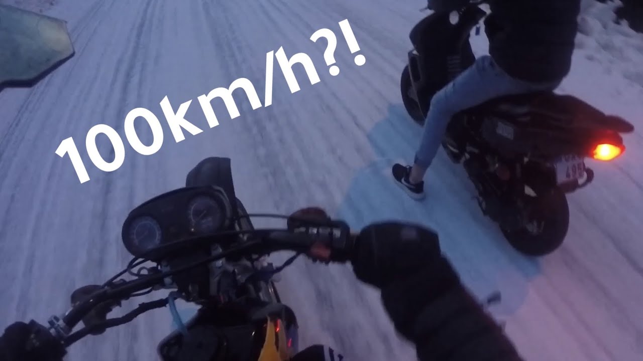 Mopeder VS vintern (snow drifting 2020)