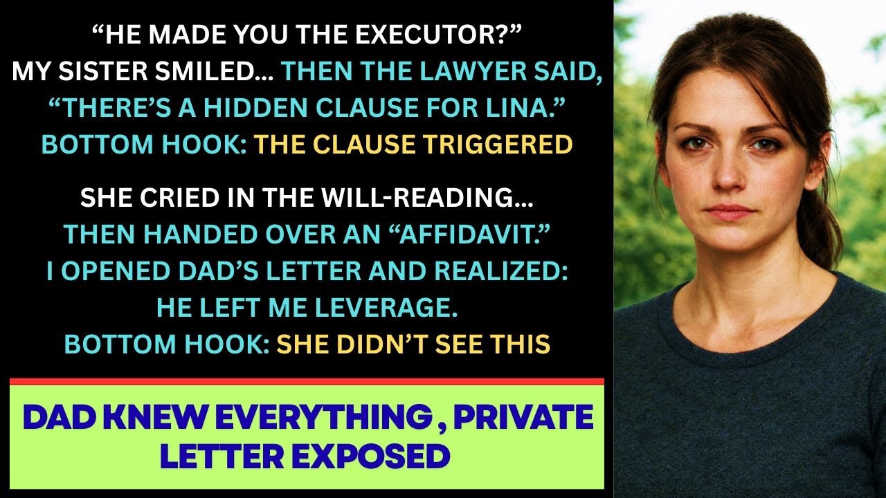 My Sister Used a Fake Story to Take My Inheritance—She Didn’t See Dad’s Hidden Clause Coming
