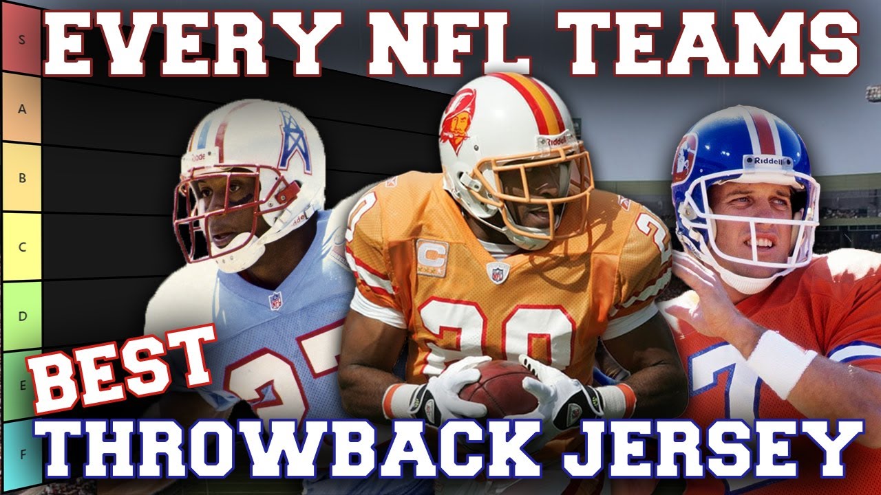 All 32 NFL Teams BEST Throwback Uniforms RANKED