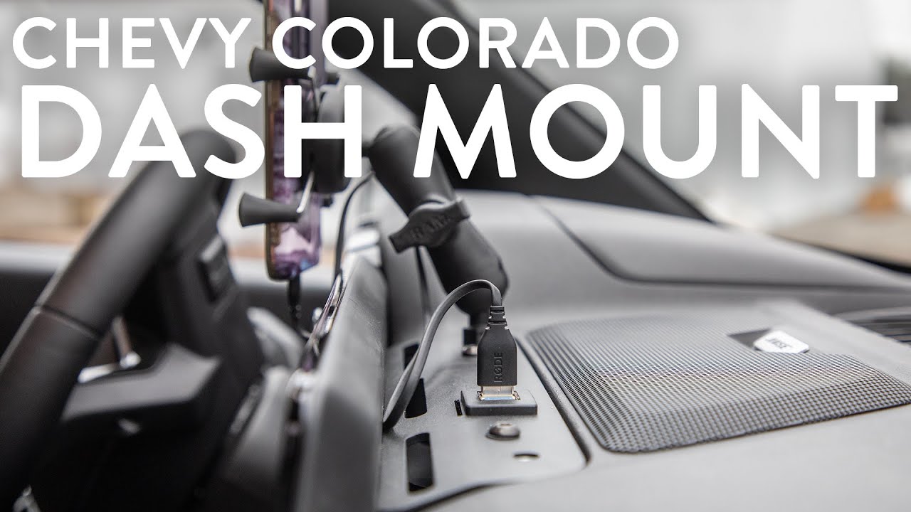 Установка дополнительного крепления для приборной панели Chevy Colorado