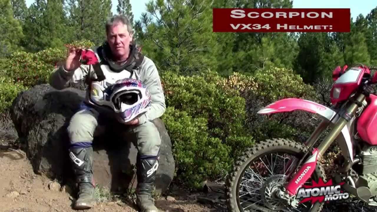 Scorpion VX-34 Helmet Field Review by Atomic-Moto