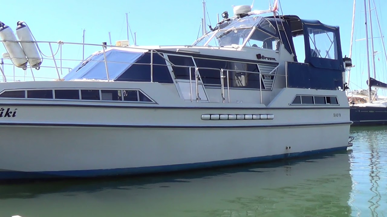 Kon Tiki a Broom Crown 37 Motor Yacht. For Sale