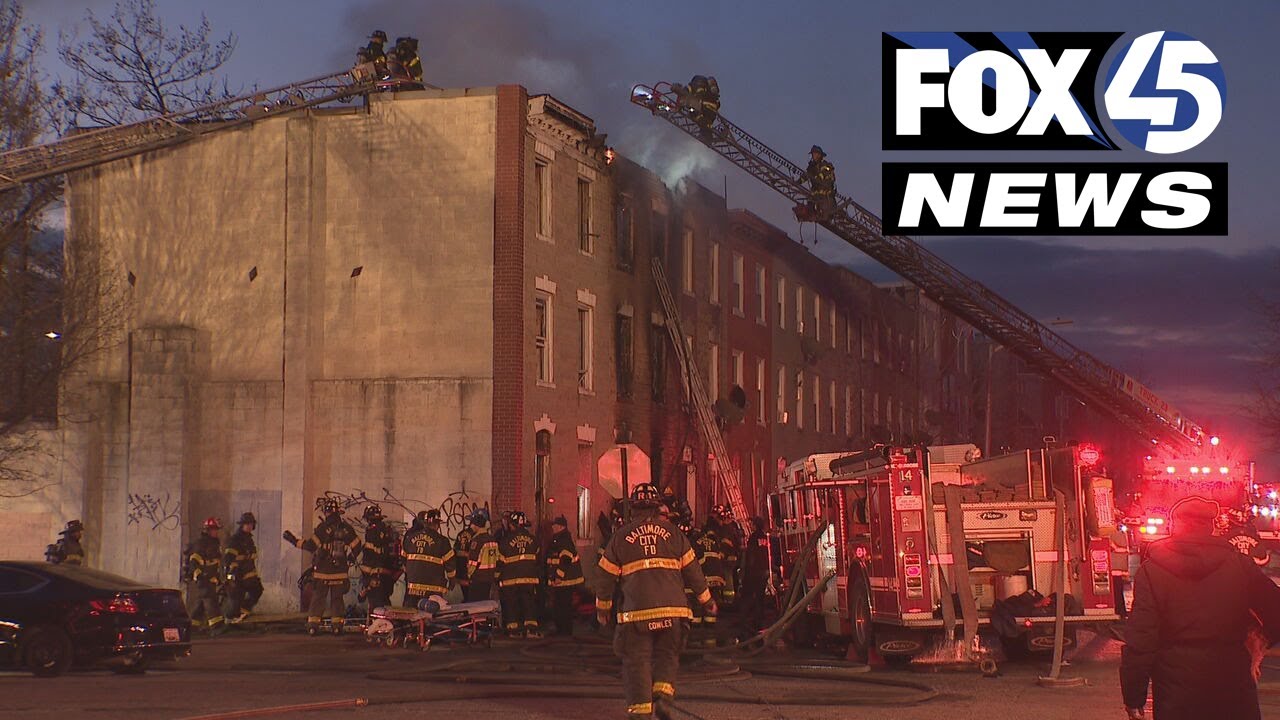 Firefighter rescued from deadly Baltimore fire describes harrowing moments inside burning rowhome