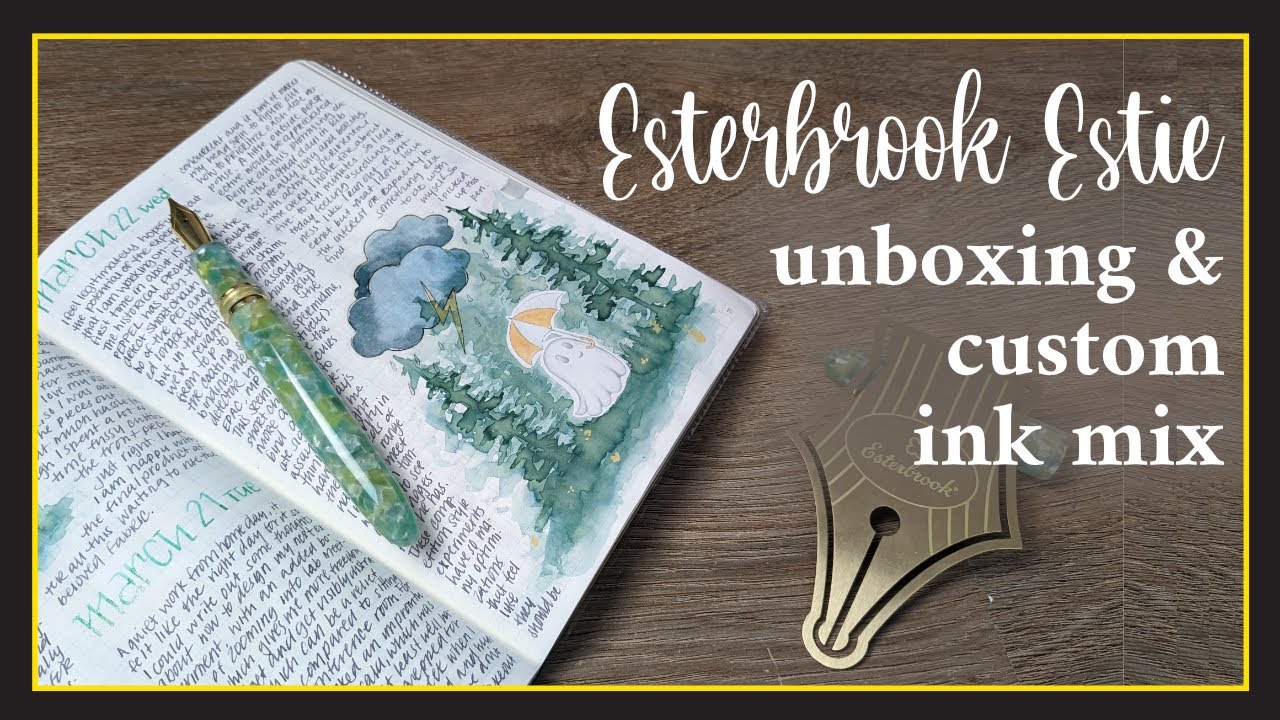 Esterbrook Estie Sea Glass: Unboxing and Custom Ink Mix