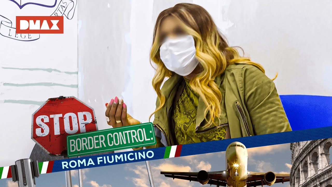 Una donna alterata con siringhe in valigia | Border Control Roma Fiumicino