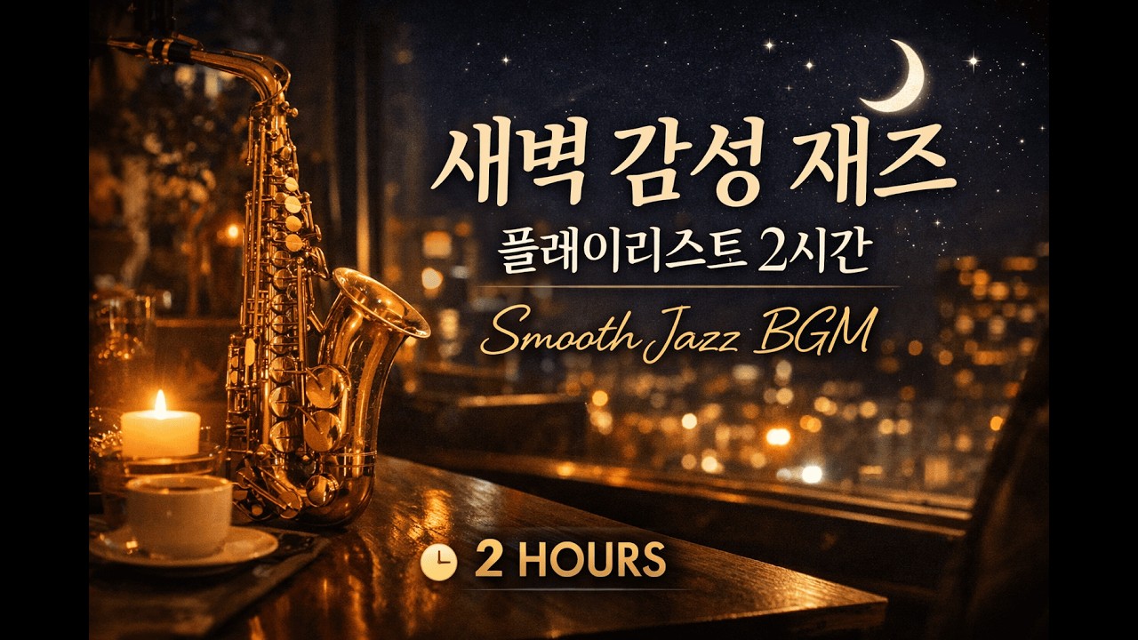 작업할 때 듣는 재즈 브금 2시간 🎷 | Smooth Jazz Playlist for Work & Study