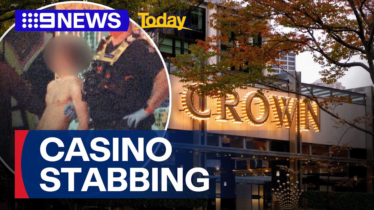 Shock Melbourne casino stabbing | 9 News Australia