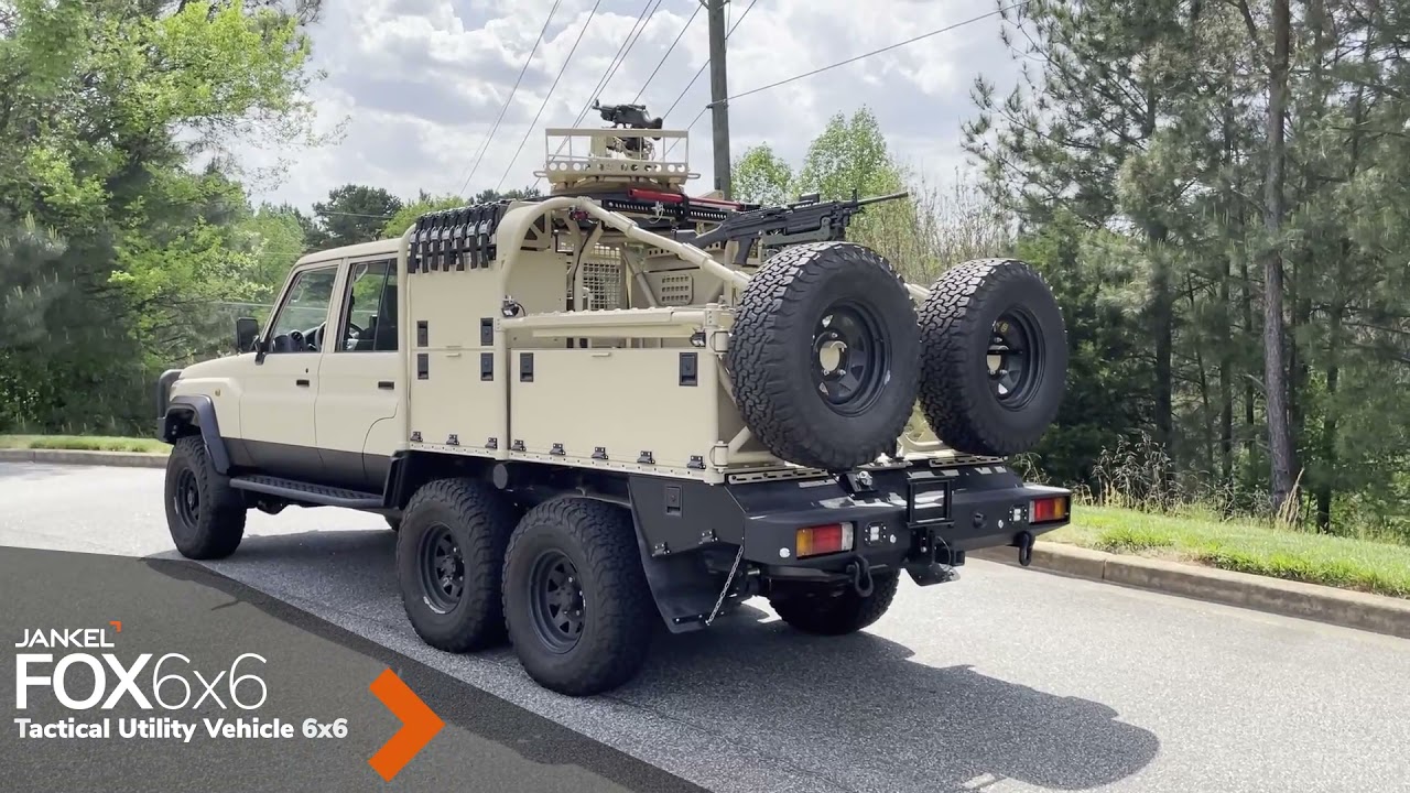 Jankel presents its full range of FOX vehicles and new FOX Tactical Utility Vehicle at DSEI 2021