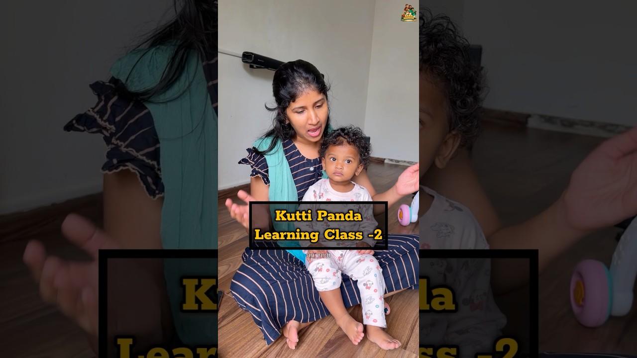 Kutti Panda class-la📚உக்கார மாற்றாரு😅💢| #saranareen #anvithdev #comedy #youtubeshorts #shorts