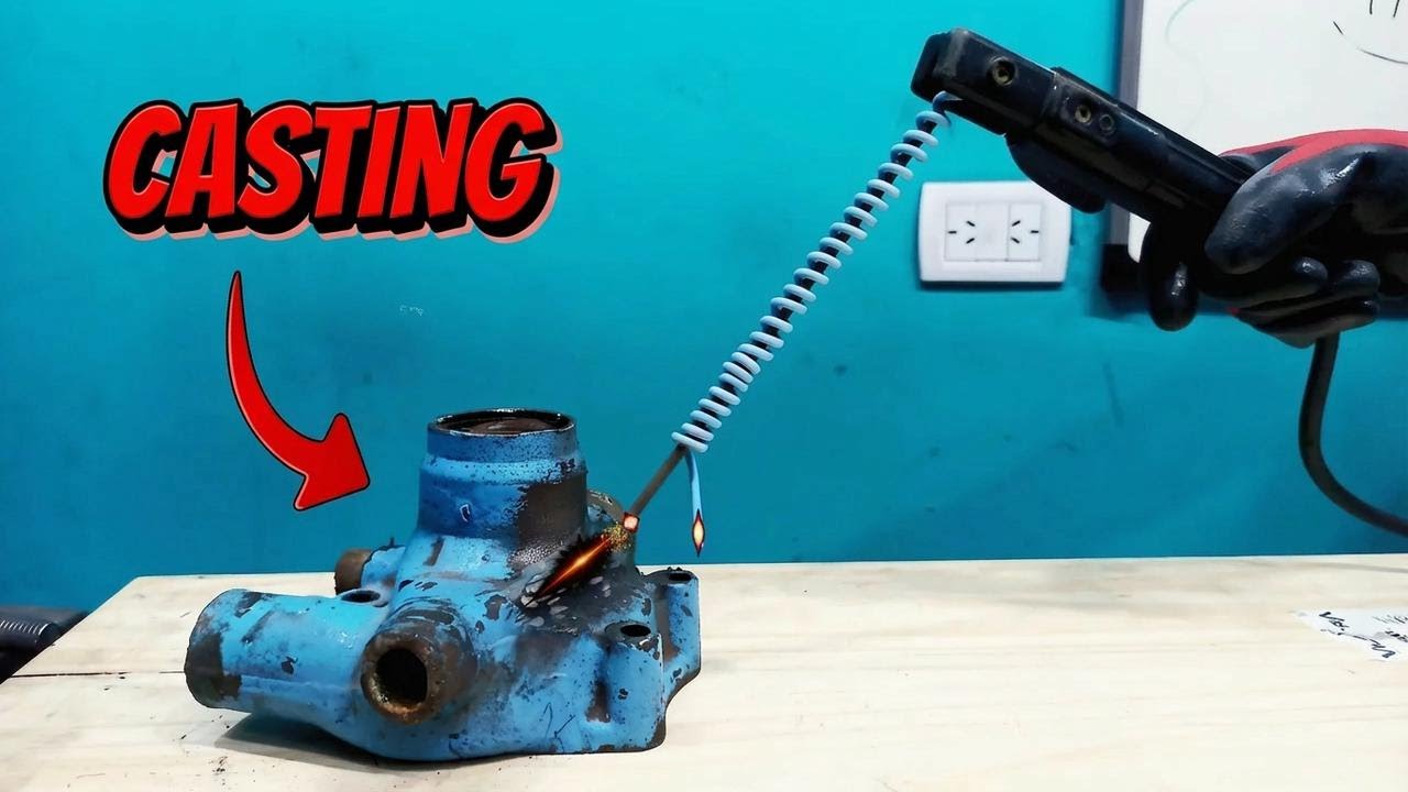 Awesome Cast Iron Welding Hack! Wrap a Wire Around Your Electrode