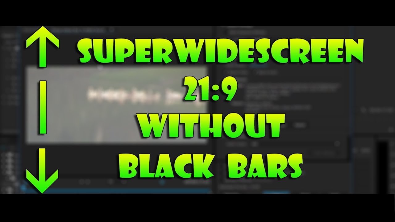 How to Export SuperWidescreen 21:9 Videos from Adobe Premiere (Without the Black Bars)