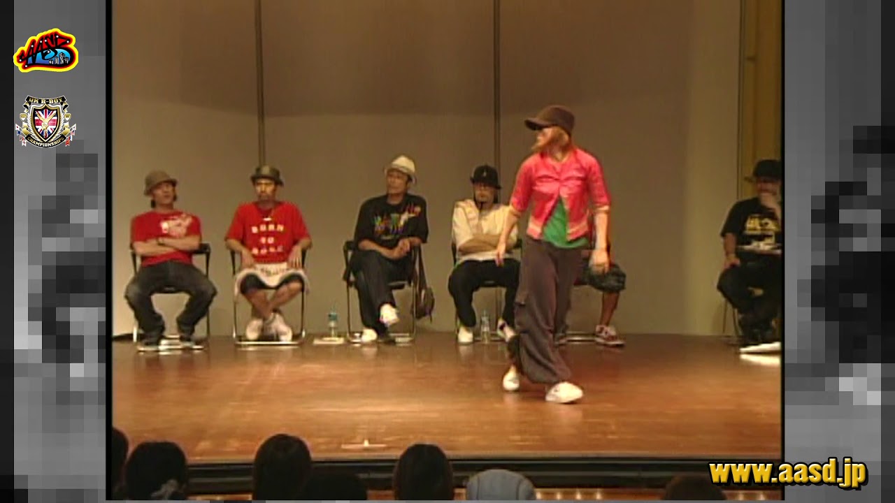 Hilty&Bosch vs Bluemoon /UK B-BOY CHAMPS 2008 KINKI LOCKIN' 2ON2 FINAL