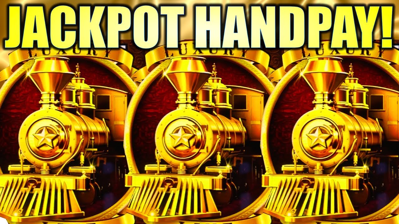 ★JACKPOT HANDPAY!★ RED GRAND TRAIN + GOLD TRAIN 🚂 CASH EXPRESS LUXURY LINE (ARISTOCRAT GAMING)