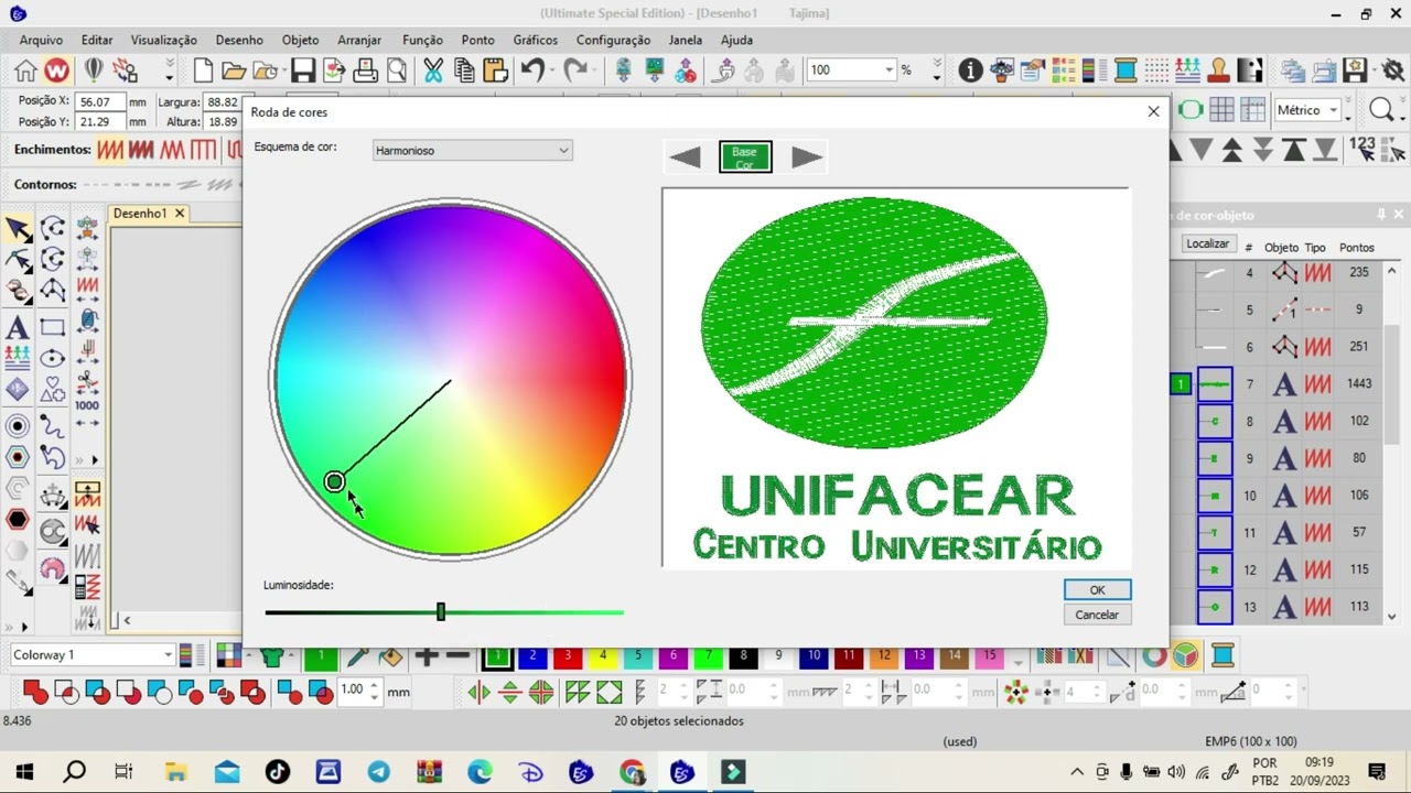 PROGRAMANDO LOGO NO WILCOM