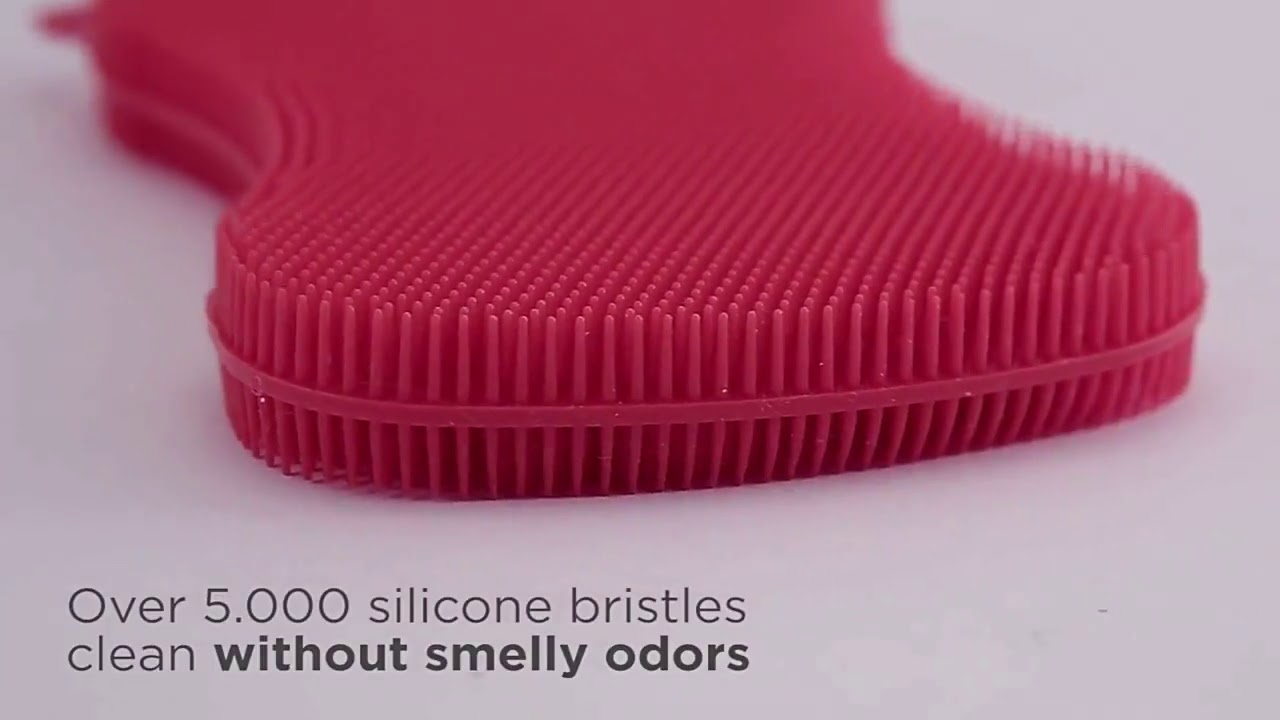How To Wash Dishes with the New Silocone sponge