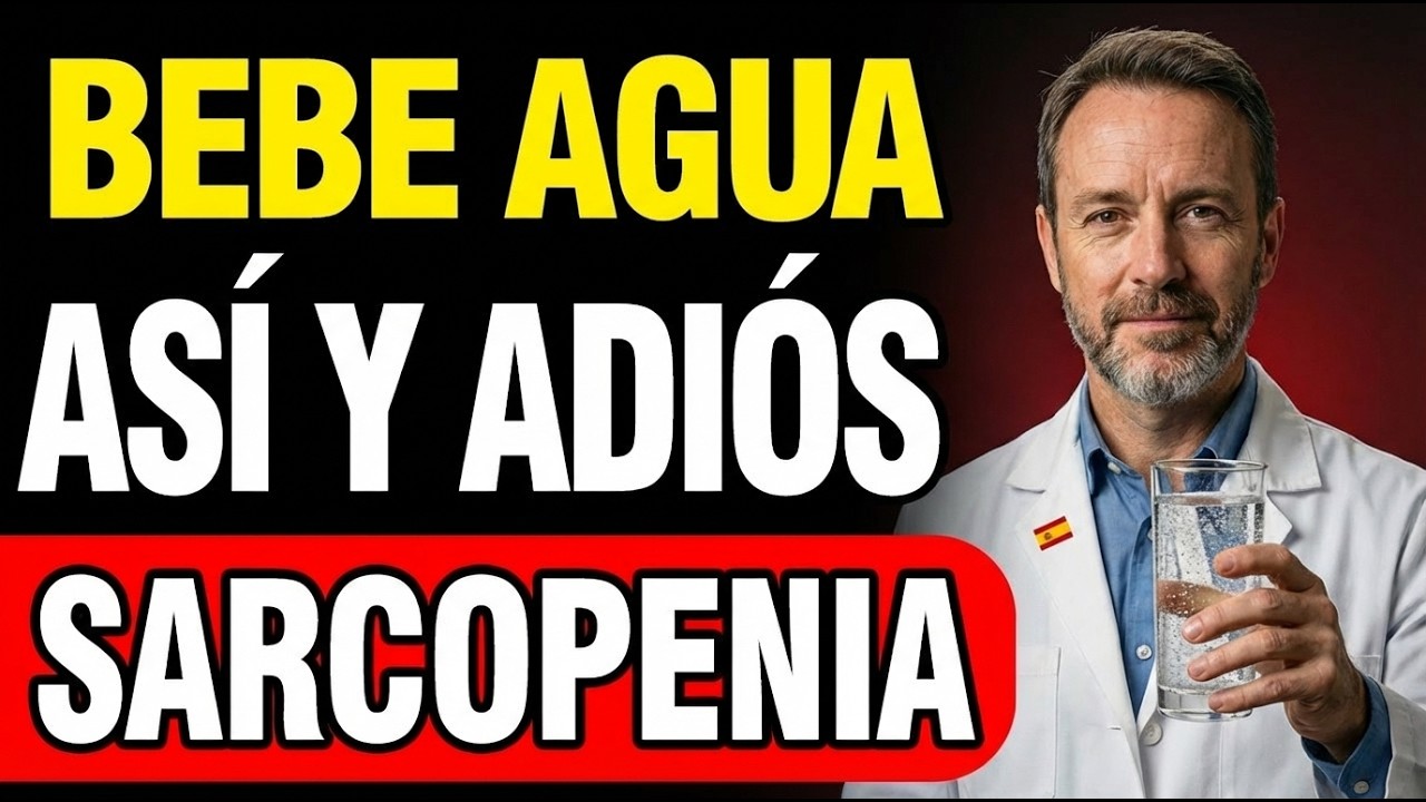 Médico revela cómo beber agua para ganar músculo y prevenir la sarcopenia | Dr. Fernando Manochi