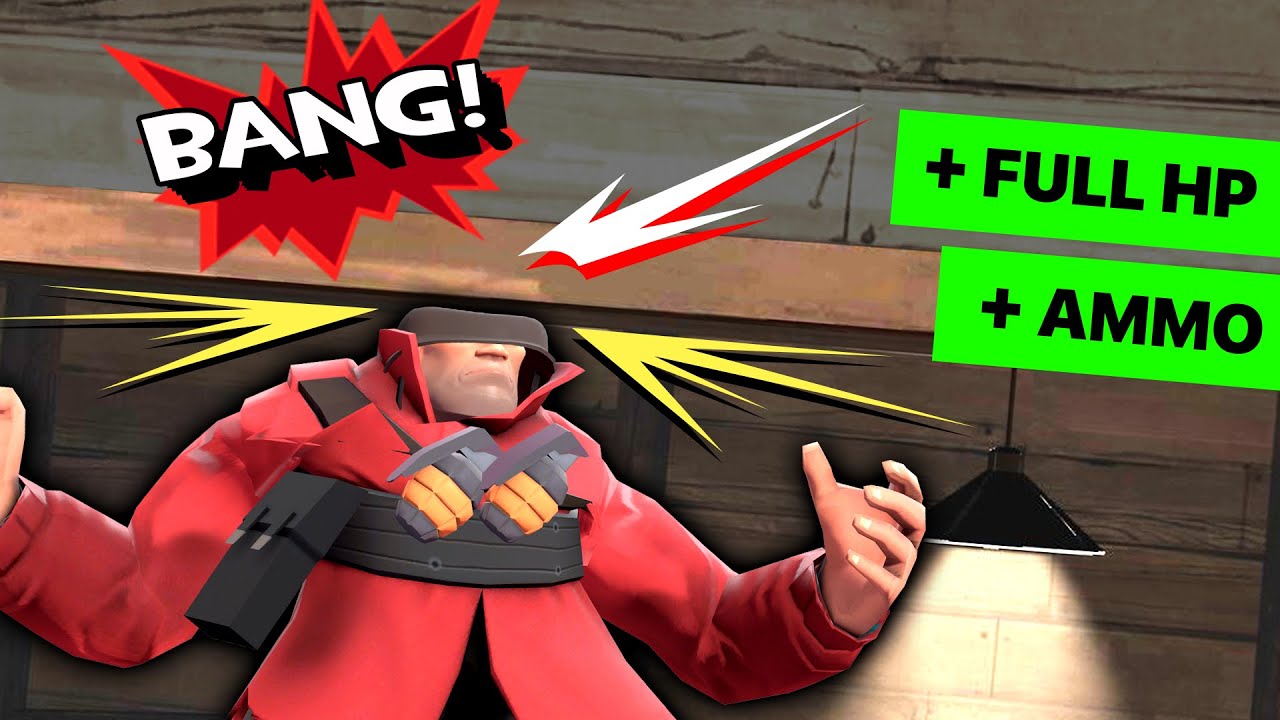 smash head on ceiling = get full hp & ammo back