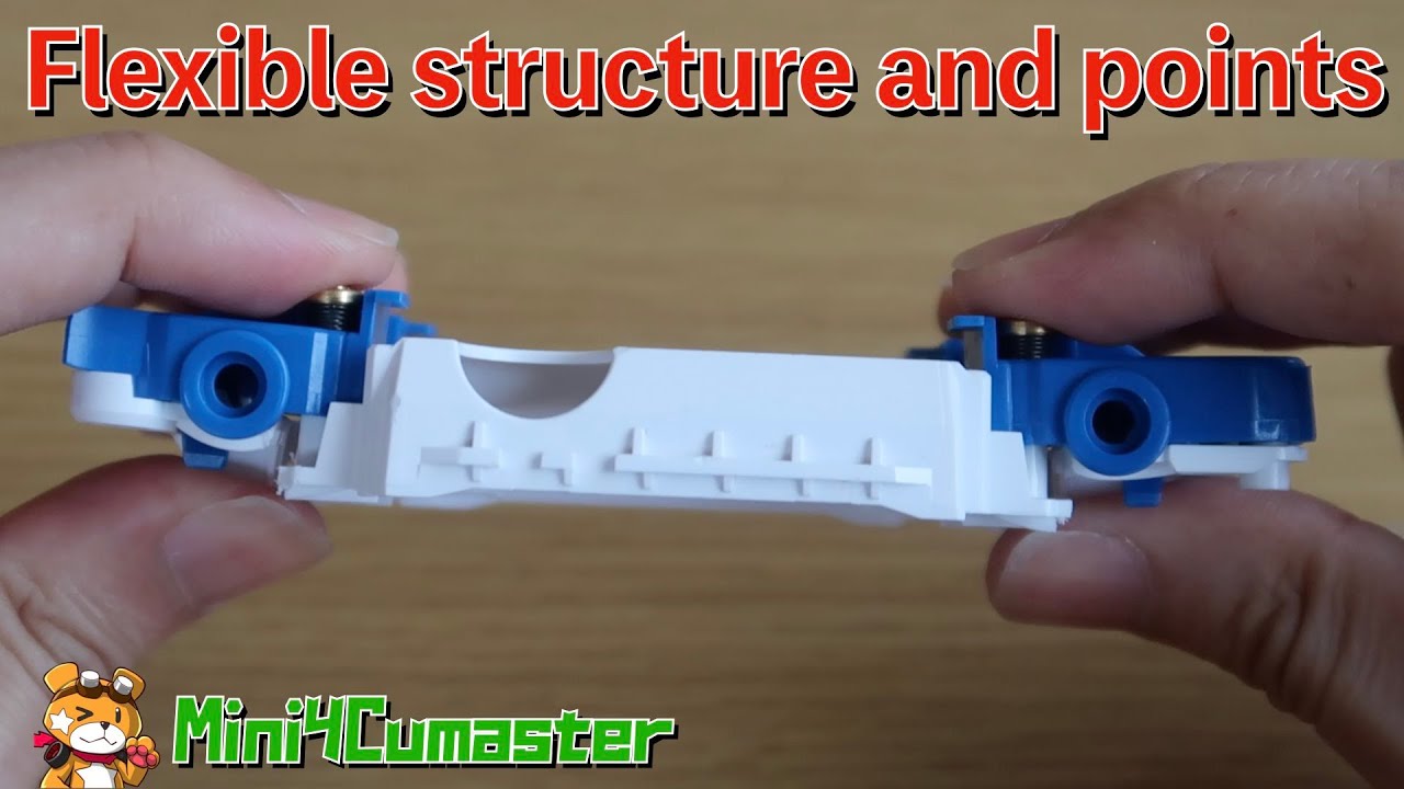 【Mini4WD】Check the mechanism of MS Flexible and the points to make it reverse!【Mini4Cumaster】