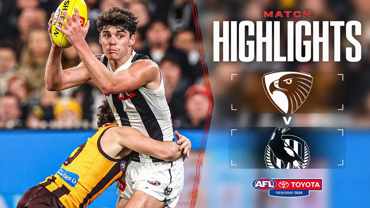 Hawthorn v Collingwood Highlights | Round 23, 2026 | AFL