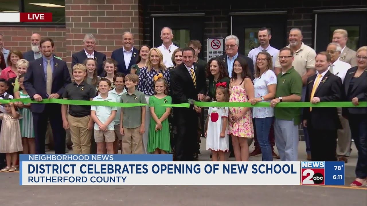 Rutherford County Schools celebrates new school opening