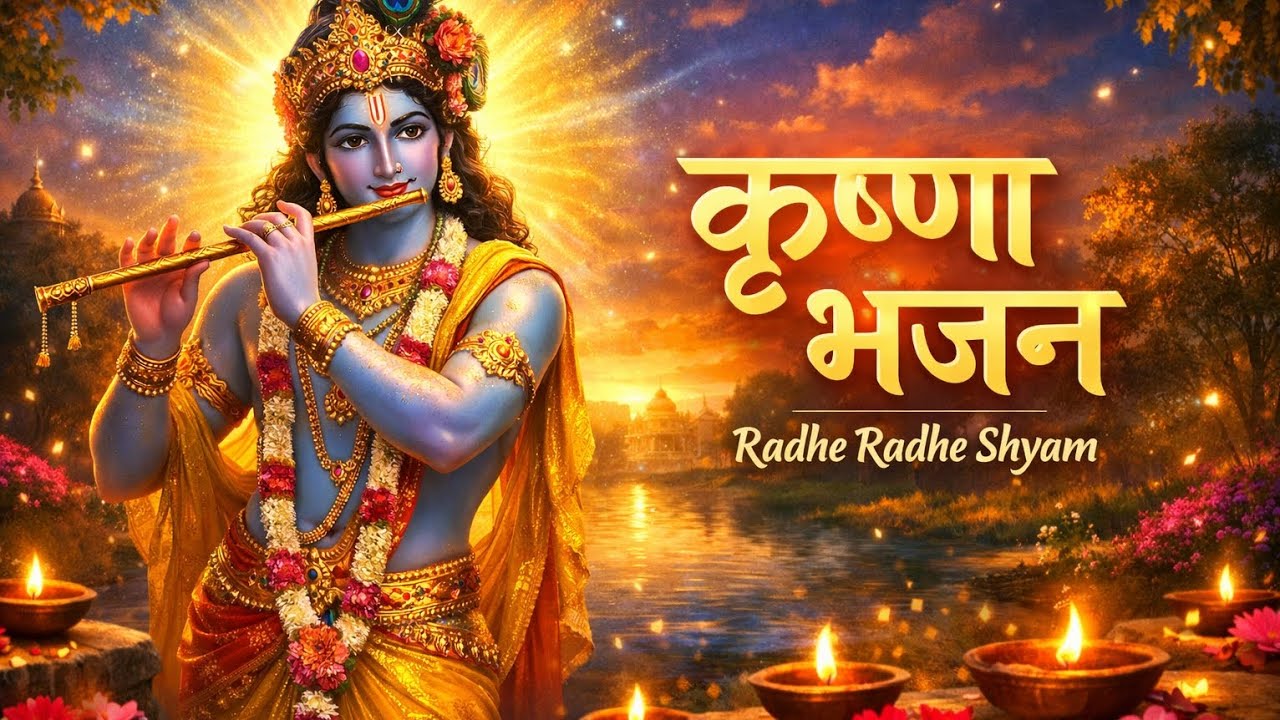 Radhe Radhe Shyam|Beautiful Krishna Bhajan |Devotional Song of Lord Krishna |Peaceful Morning Bhajan